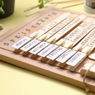 Homemade menu for more clarity what comes on the plate Homemade menu for more clarity what comes on the plate