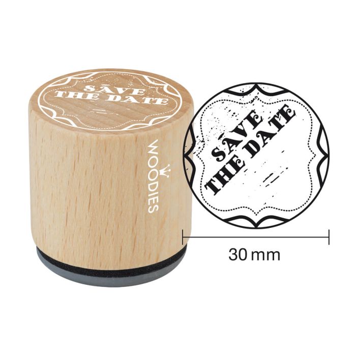 Woodies Motivstempel - Save the date