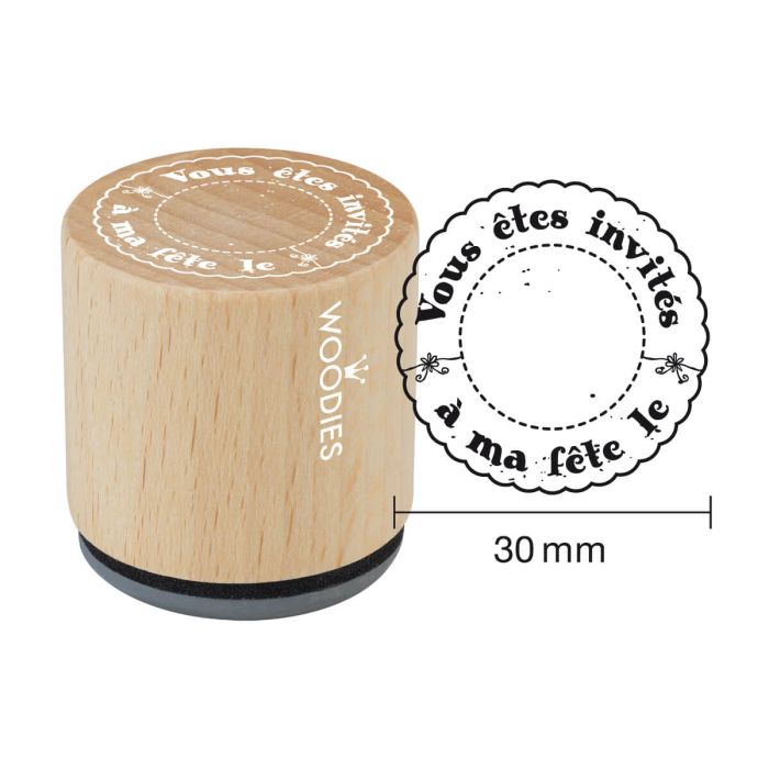 Tampon Woodies - Vous êtes invités à ma fête le