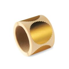 Embossing label - oro