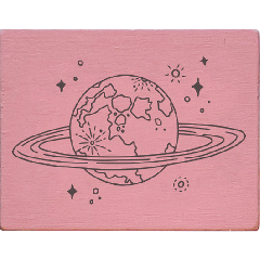 May & Berry Stamp - Globe