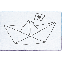 May & Berry Stamp - Boat