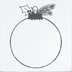 May & Berry Stamp - Christmas bubble