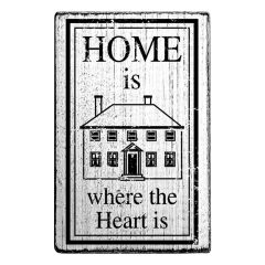 Vintage Stamp - Home is where the heart is