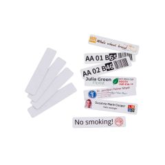 e-mark® Tag in plastica 80x18 mm con pellicola adesiva