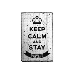 Vintage Stamp - Keep Calm and stay