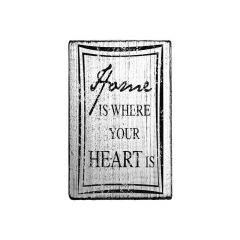 Vintage Stamp - Home is where your heart is