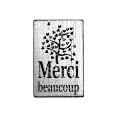 Vintage Stamp - Merci beaucoup