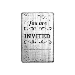 Vintage Stamp - You are invited