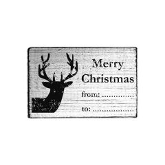 Vintage Stamp - Merry Christmas from… to
