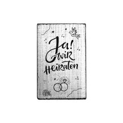 Vintage Stamp - Ja! Wir heiraten