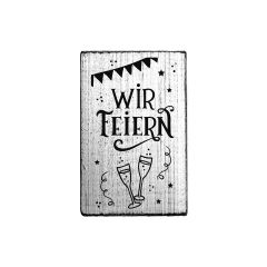 Vintage Stamp - Wir feiern