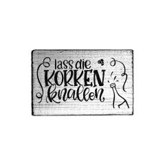 Vintage Stamp - Lass die Korken knallen