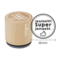 Woodies Motivstempel - Berlin - Jeschafft! Super jemacht.