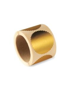 Embossing label - oro