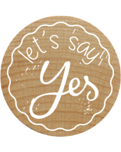 Woodies Stamp - let‘s say YES
