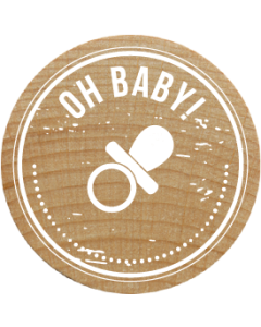 Woodies Stamp - Oh Baby