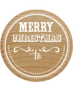 Woodies Stamp - Merry Christmas To...