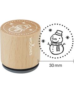 Woodies Rubber Stamp - Cat