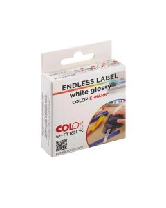 e-mark® etichette continue bianche lucide