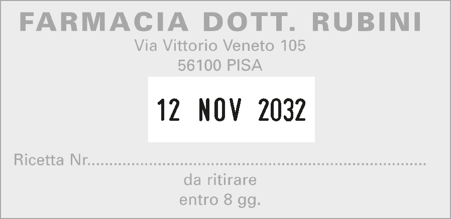 Esempio di impronta