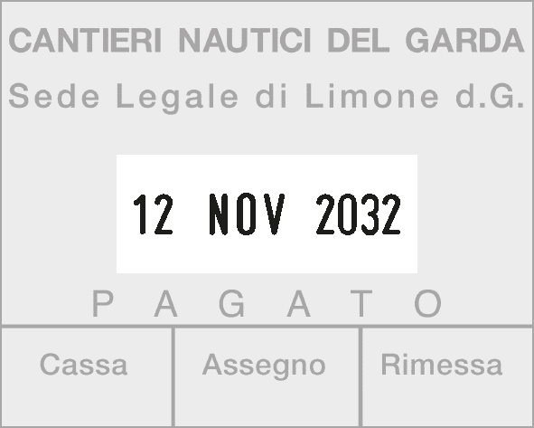 Esempio di impronta