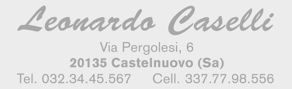 Esempio di impronta