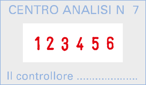 Esempio di impronta