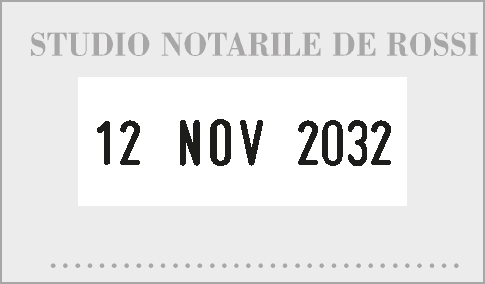 Esempio di impronta