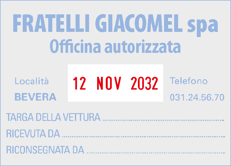 Esempio di impronta