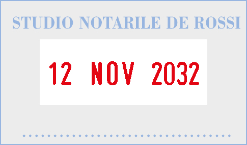 Esempio di impronta