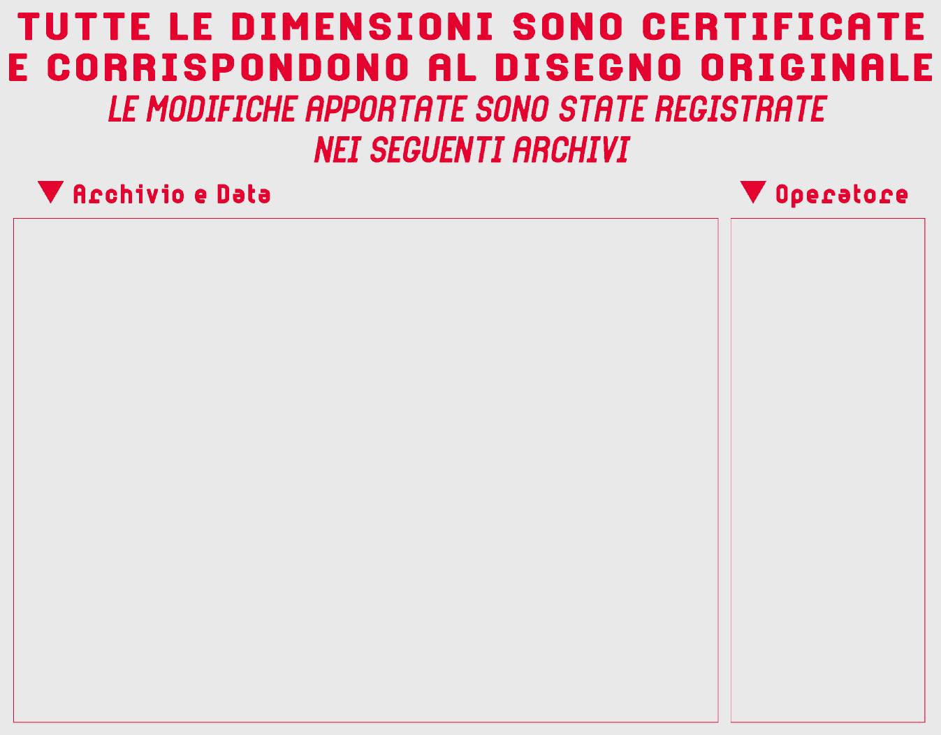 Esempio di impronta