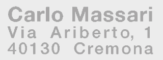 Esempio di impronta