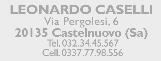 Esempio di impronta